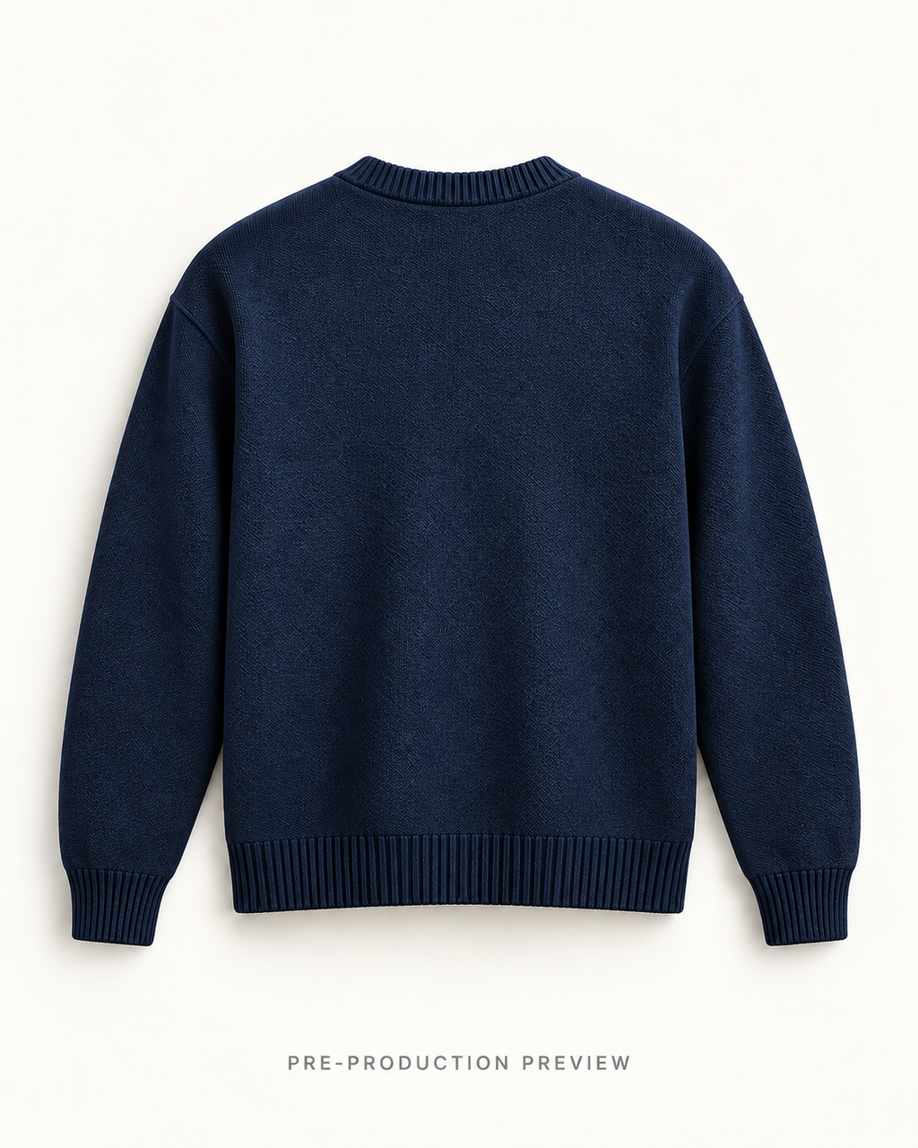 Generated pre-production back preview of Southerly Crew Knit 026.