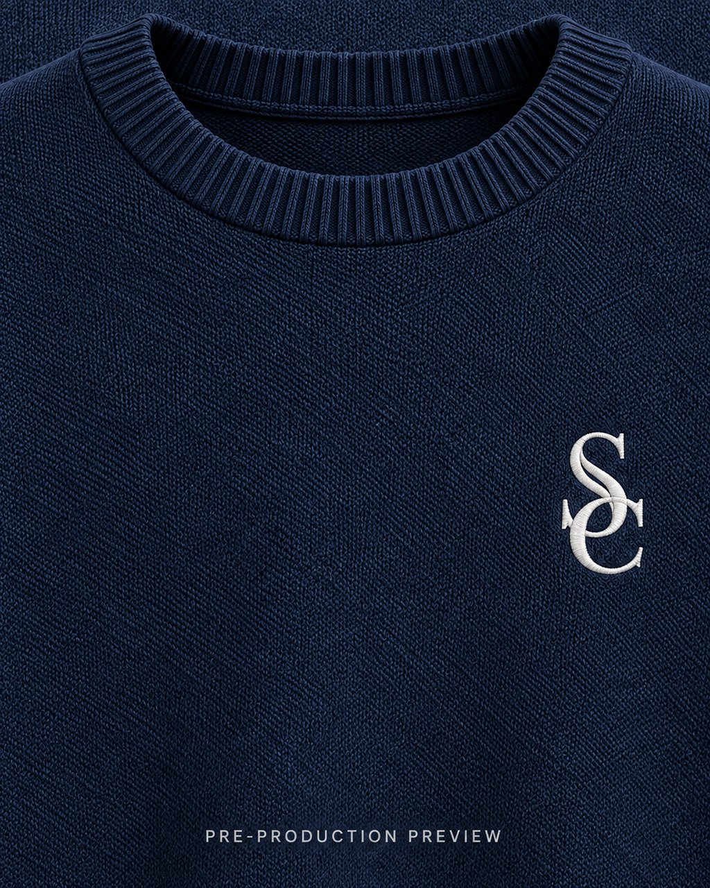 Generated pre-production artwork detail preview of Southerly Crew Knit 026.