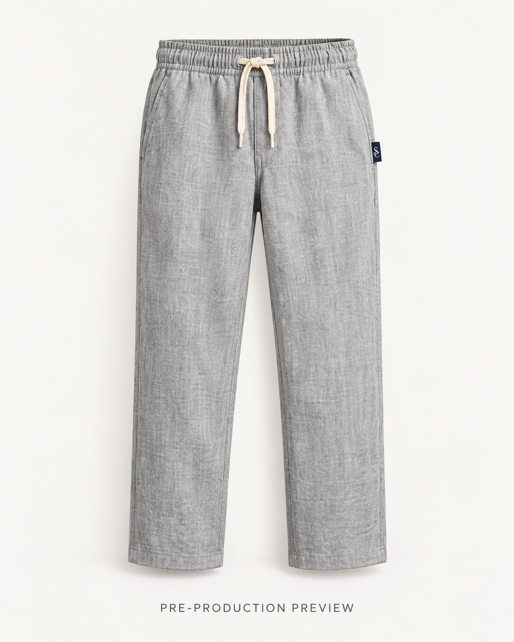 Generated pre-production front preview of Southerly Linen Trouser 027.