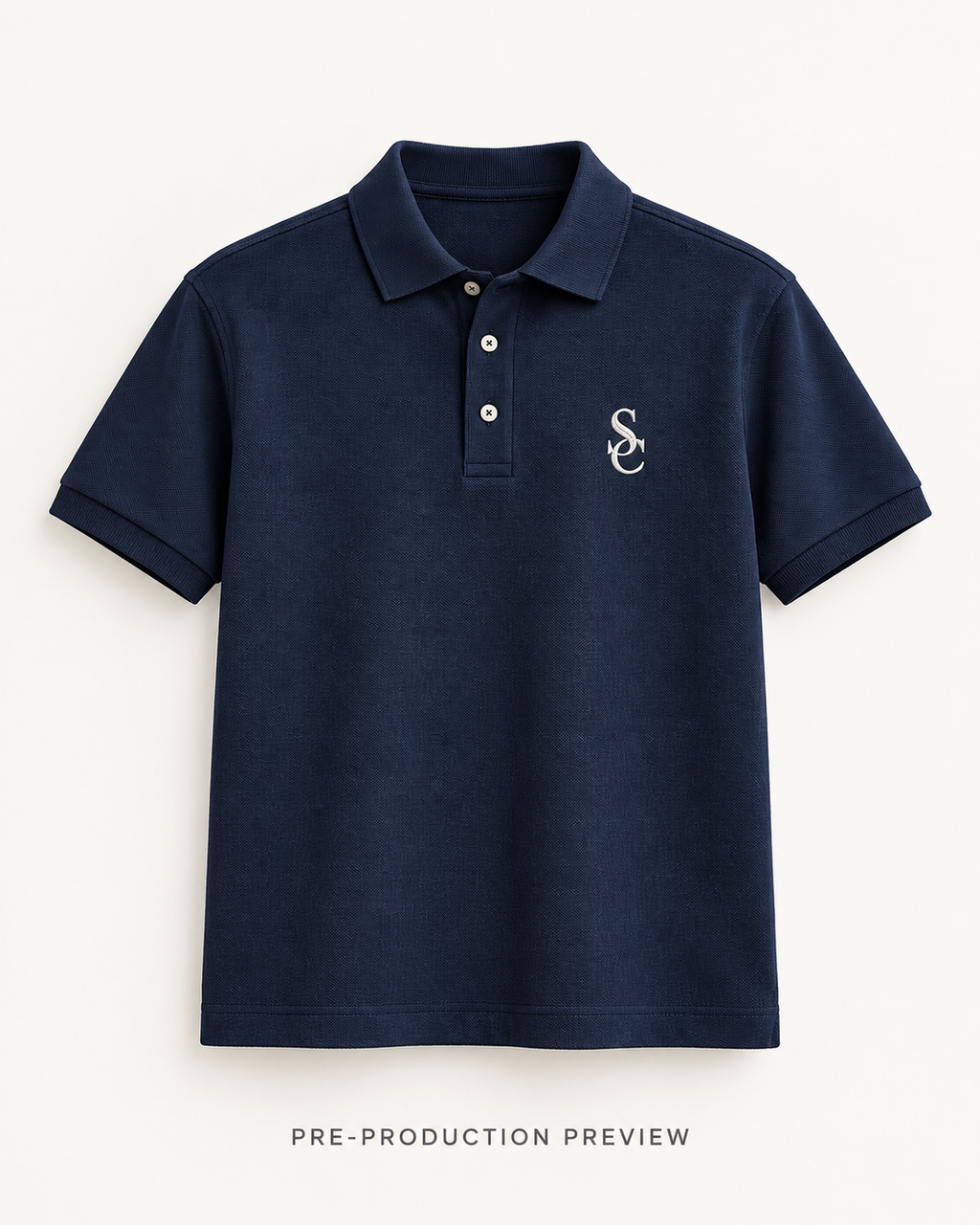 Generated pre-production front preview of Southerly Short-Sleeve Polo 029.