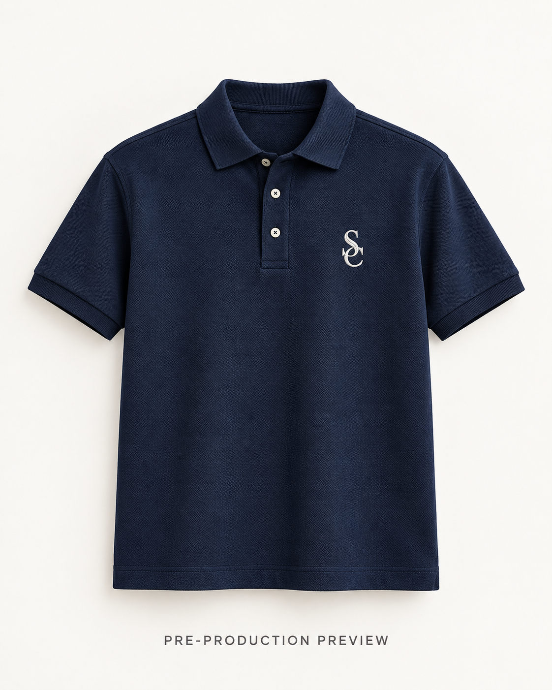 Generated pre-production front preview of Southerly Short-Sleeve Polo 029.