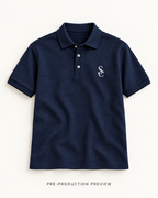Generated pre-production flat lay preview of Southerly Short-Sleeve Polo 029.