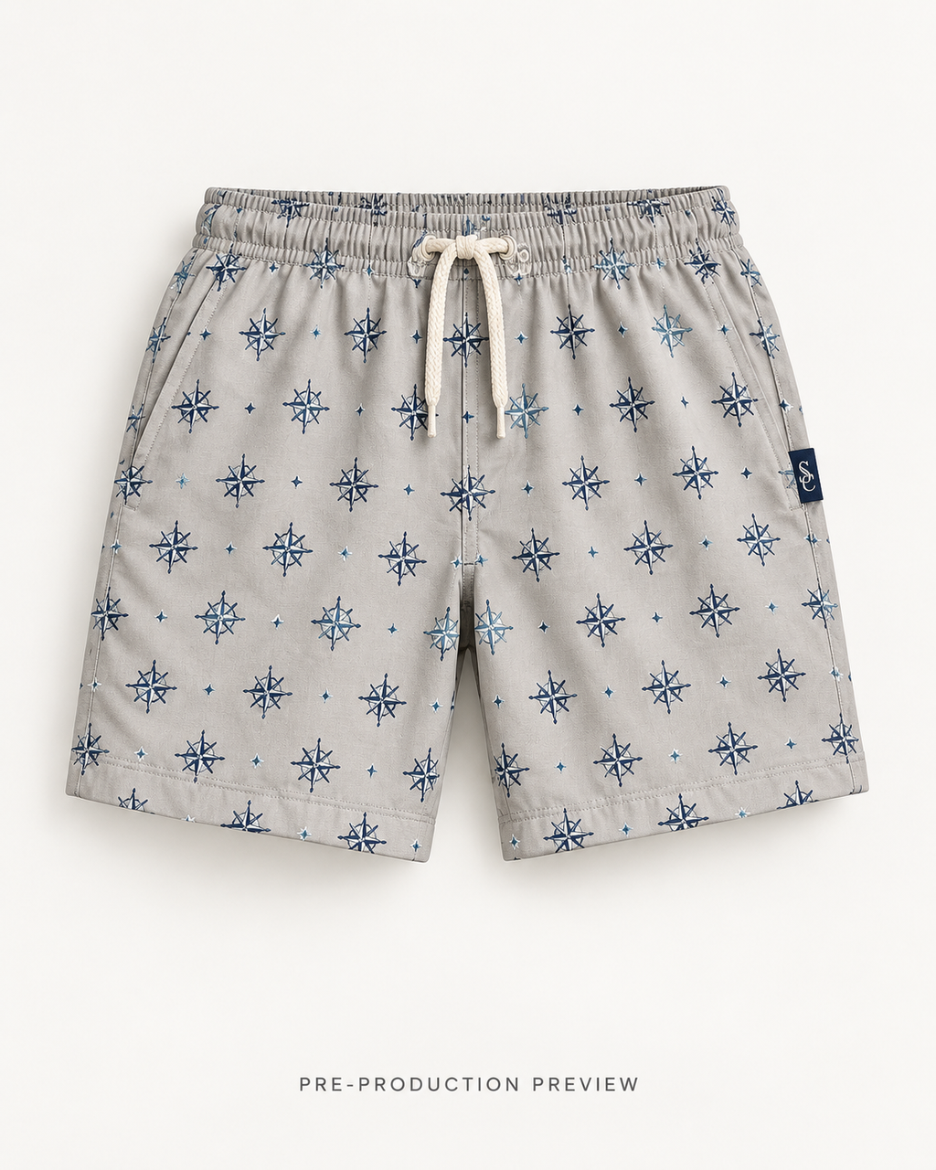 Generated pre-production front preview of Southerly Swim Short 030.