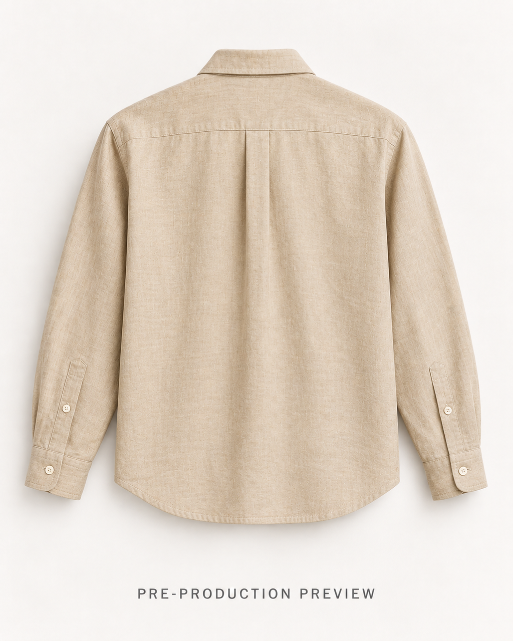 Generated pre-production back preview of Southerly Summer Shirt 031.