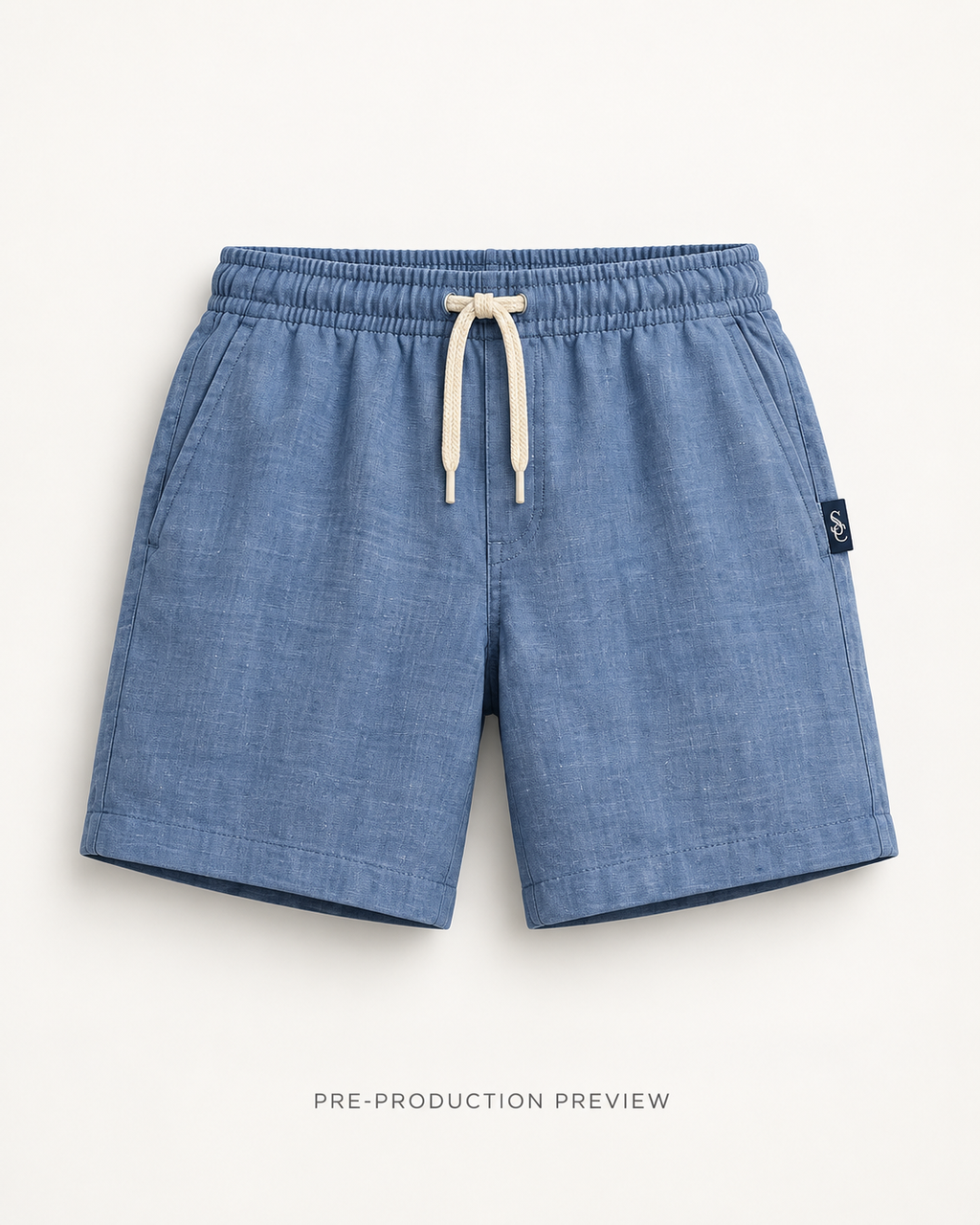 Generated pre-production front preview of Southerly Linen Short 032.