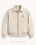 Generated pre-production front preview of Southerly Suede Blouson 033.