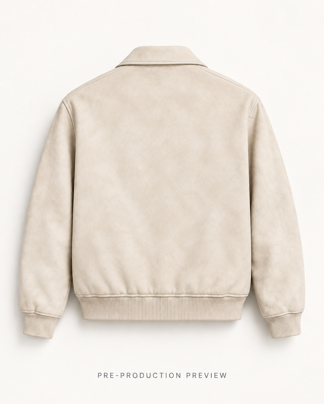 Generated pre-production back preview of Southerly Suede Blouson 033.