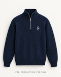 Generated pre-production front preview of Southerly Wool Half-Zip 034.