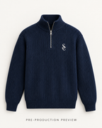 Generated pre-production front preview of Southerly Wool Half-Zip 034.