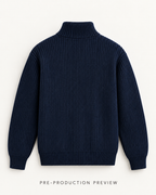 Generated pre-production back preview of Southerly Wool Half-Zip 034.