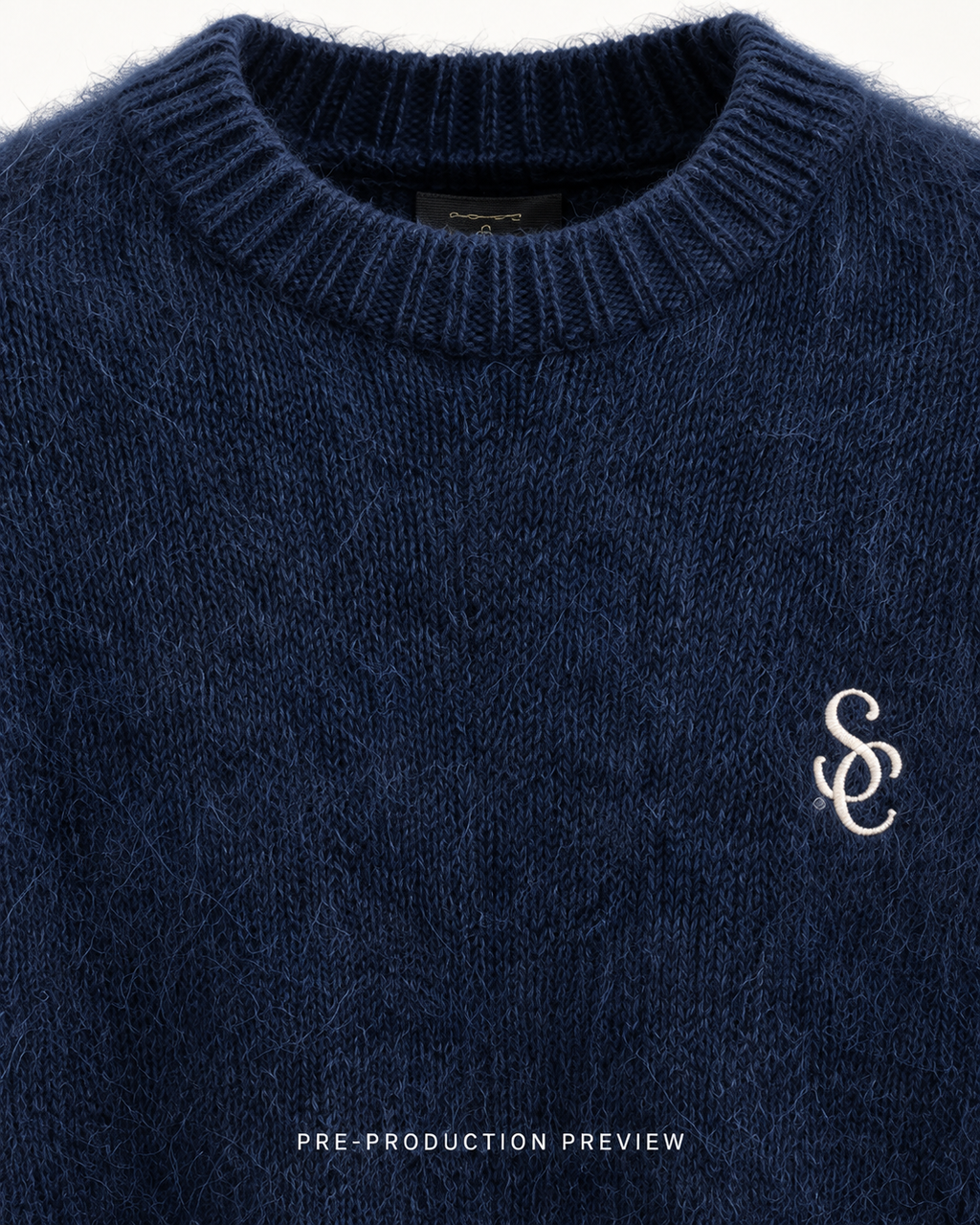 Generated pre-production artwork detail preview of Southerly Brushed Crew Knit 037.