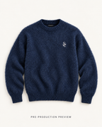 Generated pre-production flat lay preview of Southerly Brushed Crew Knit 037.