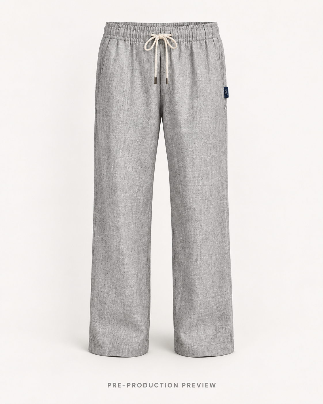 Generated pre-production front preview of Southerly Linen Trouser 038.
