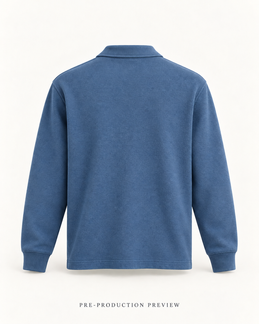 Generated pre-production back preview of Southerly Long-Sleeve Polo 040.