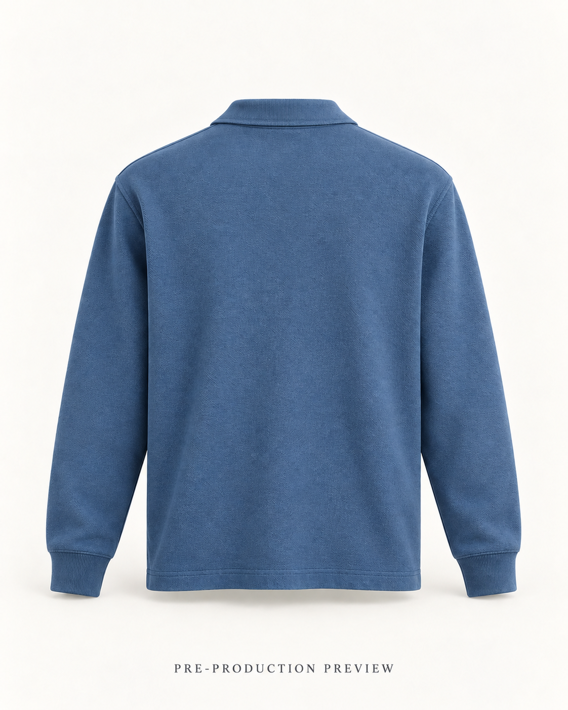 Generated pre-production back preview of Southerly Long-Sleeve Polo 040.