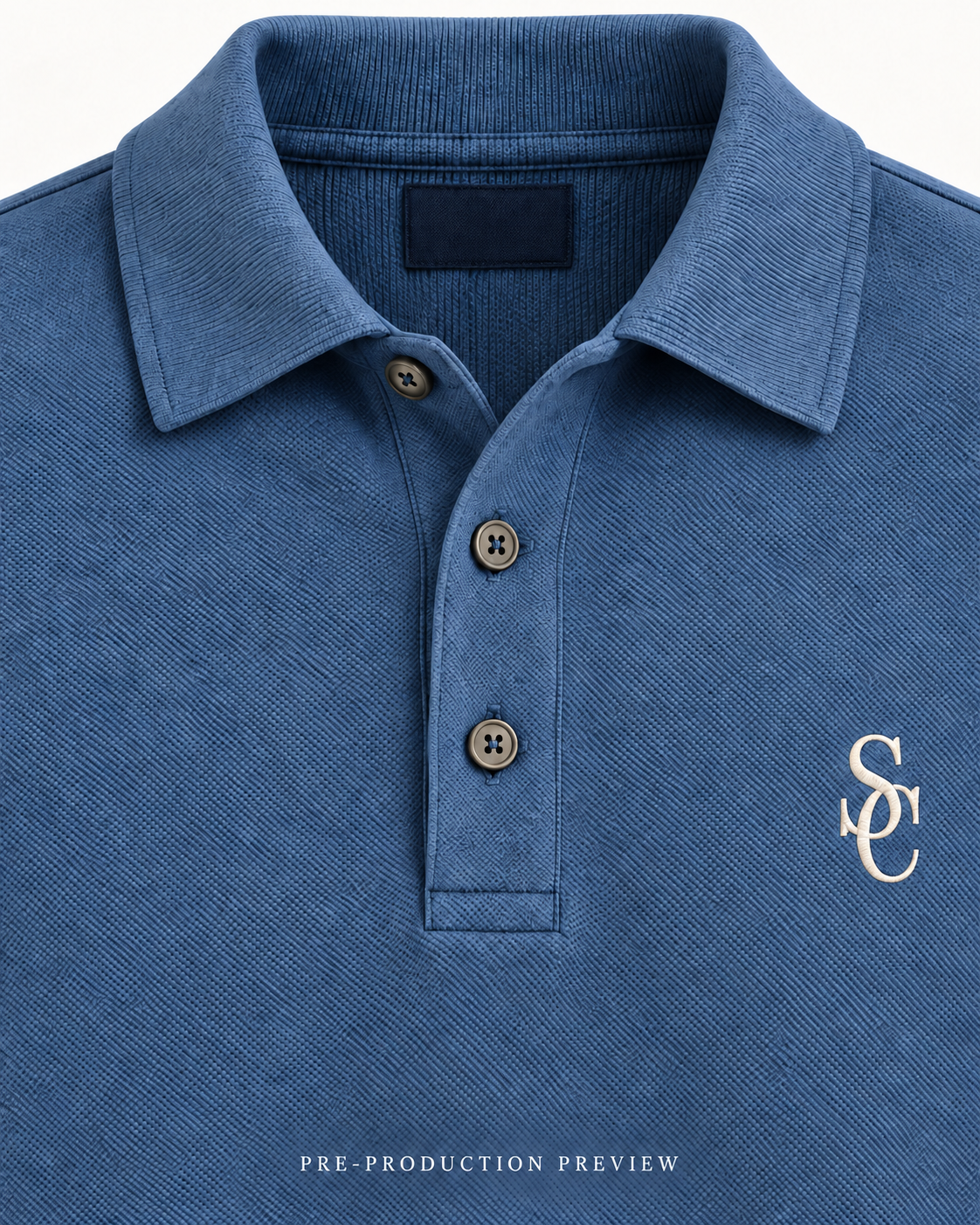 Generated pre-production artwork detail preview of Southerly Long-Sleeve Polo 040.