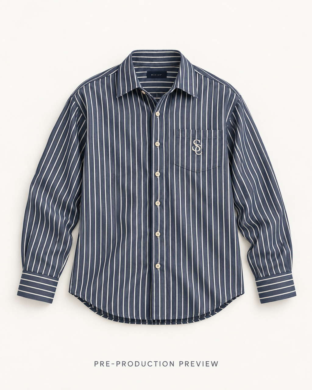 Generated pre-production flat lay preview of Southerly Summer Shirt 042.