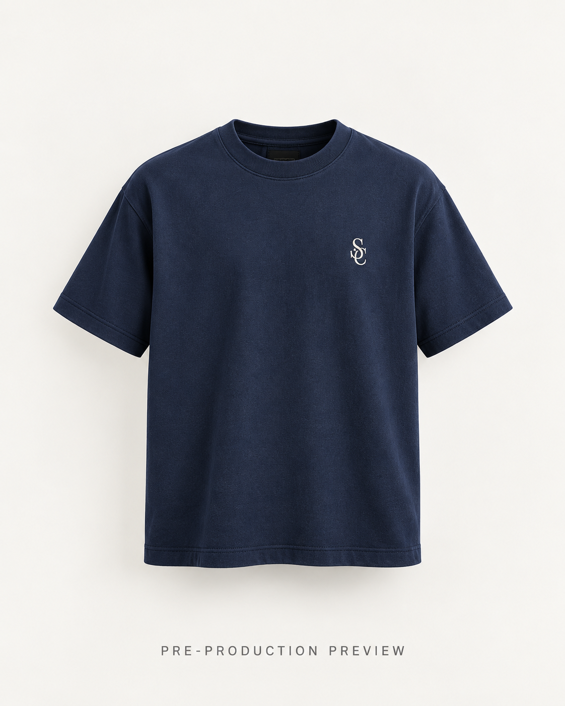 Generated pre-production front preview of Southerly Essential Tee 045.