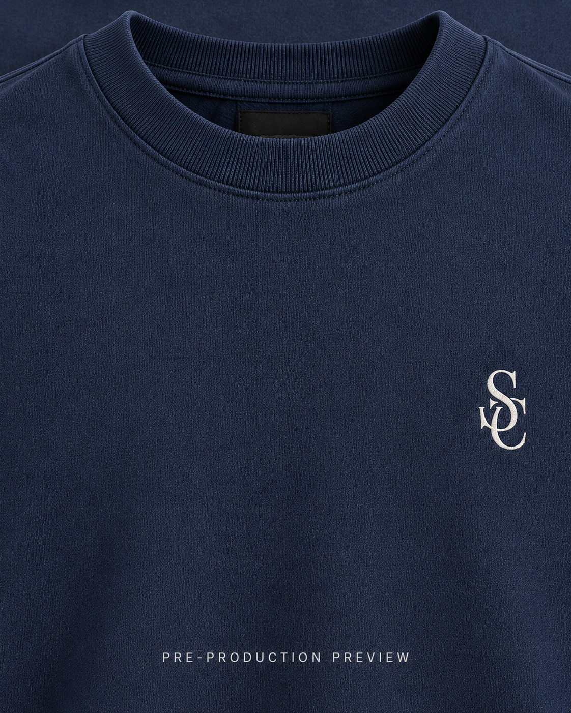 Generated pre-production artwork detail preview of Southerly Essential Tee 045.