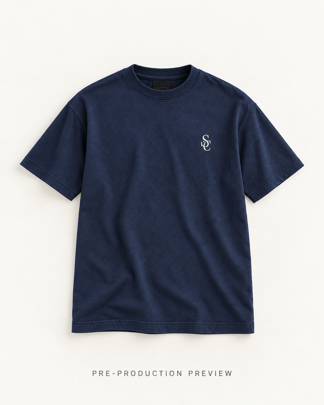 Generated pre-production flat lay preview of Southerly Essential Tee 045.