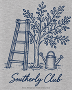 Generated pre-production artwork detail preview of Garden Ladder Graphic Hoodie 046.
