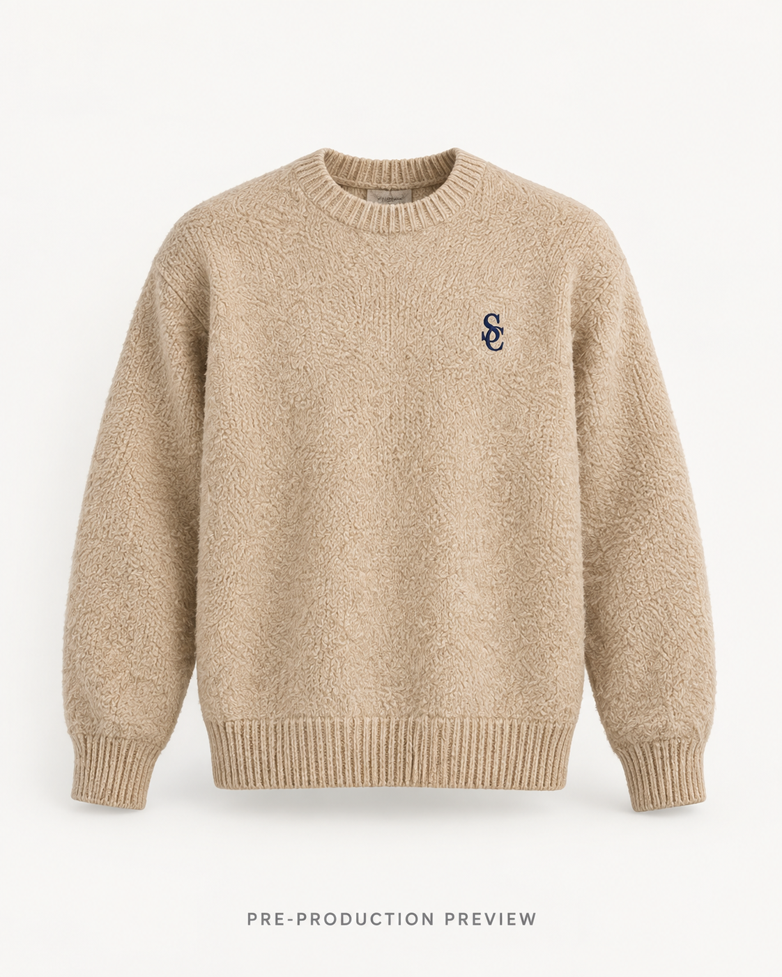 Generated pre-production front preview of Southerly Crew Knit 047.