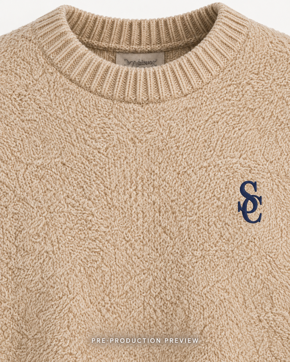 Generated pre-production artwork detail preview of Southerly Crew Knit 047.