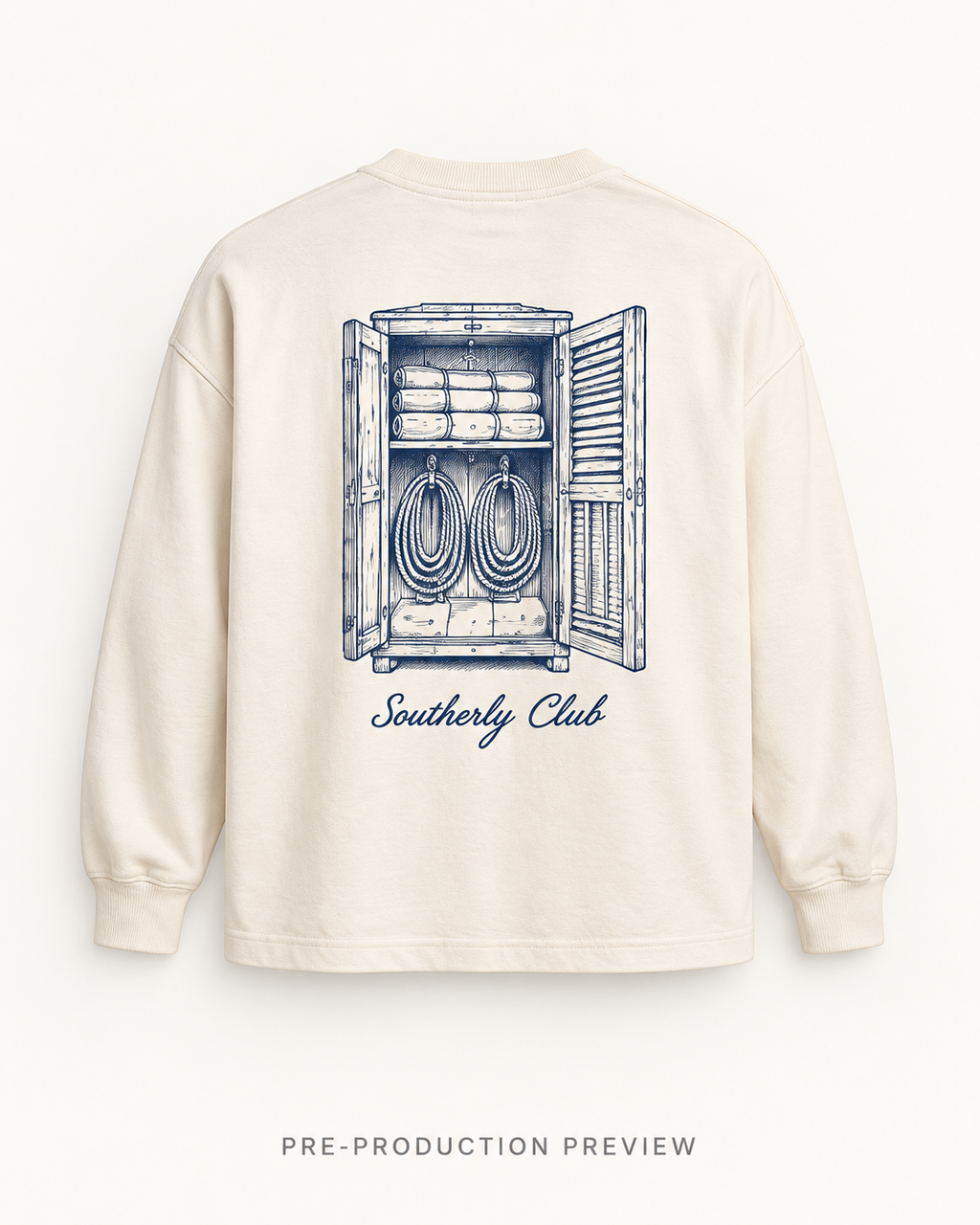 Generated pre-production back preview of Sailing Locker Graphic Long-Sleeve Tee 049.
