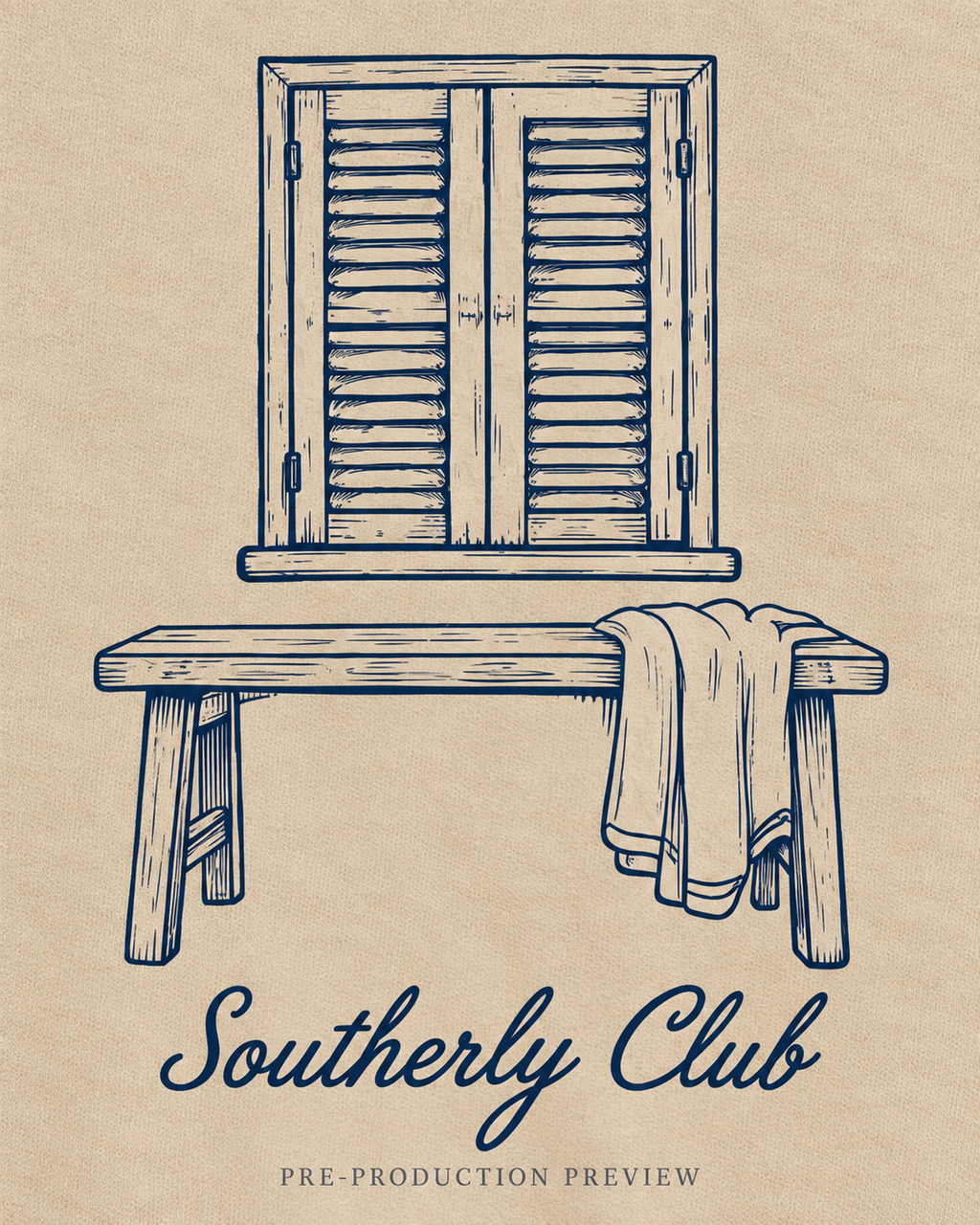 Generated pre-production artwork detail preview of Window Seat Graphic Hoodie 055.
