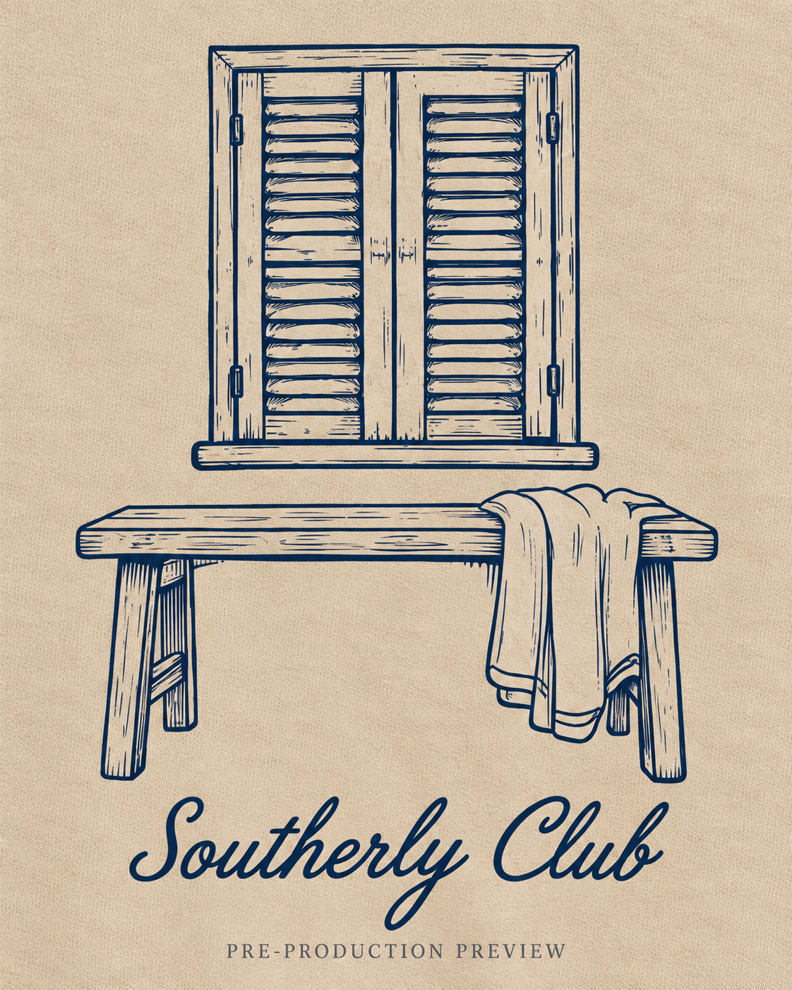 Generated pre-production artwork detail preview of Window Seat Graphic Hoodie 055.