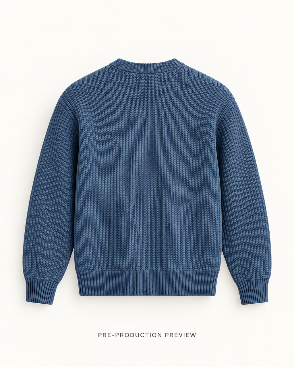 Generated pre-production back preview of Southerly Crew Knit 056.