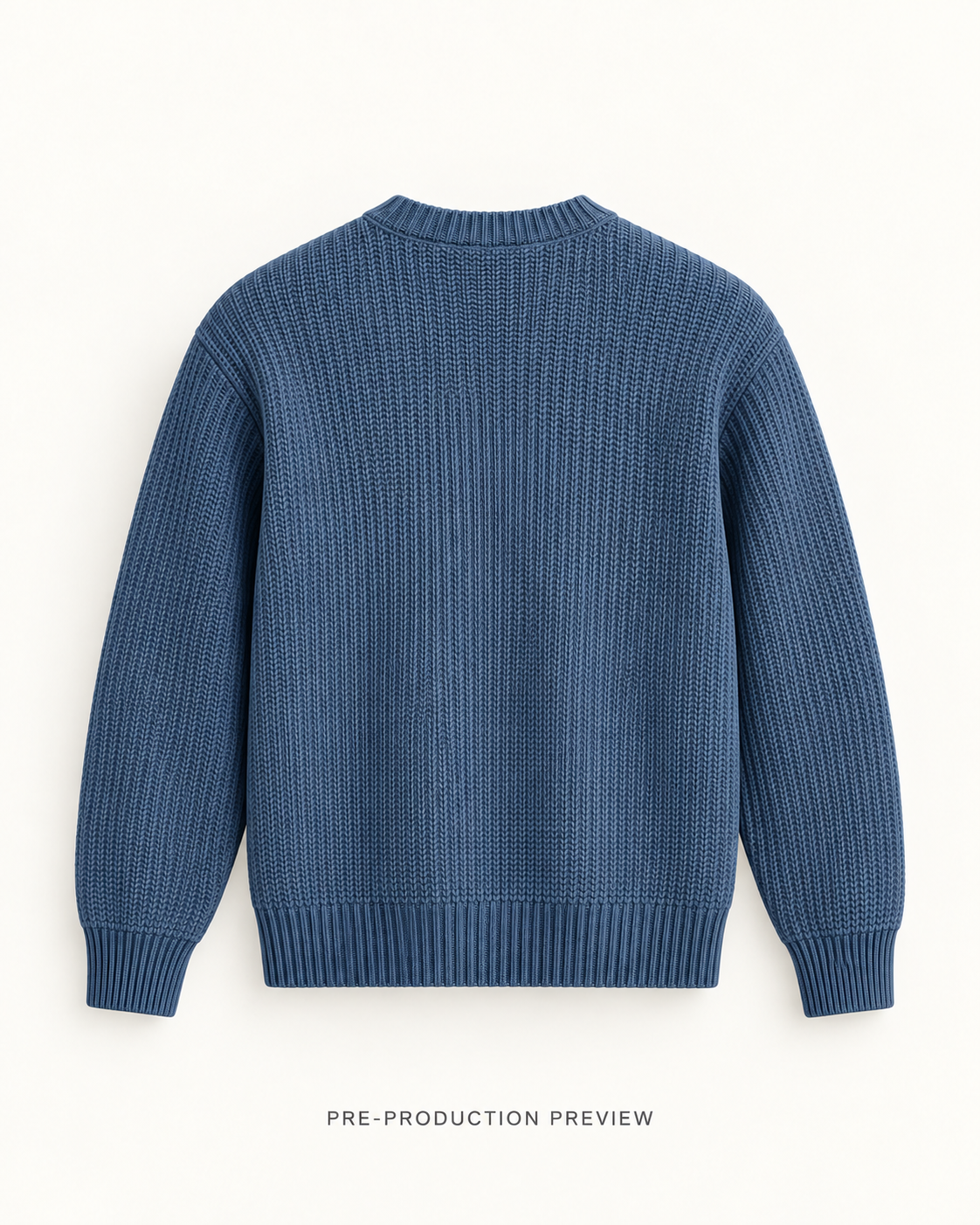Generated pre-production back preview of Southerly Crew Knit 056.