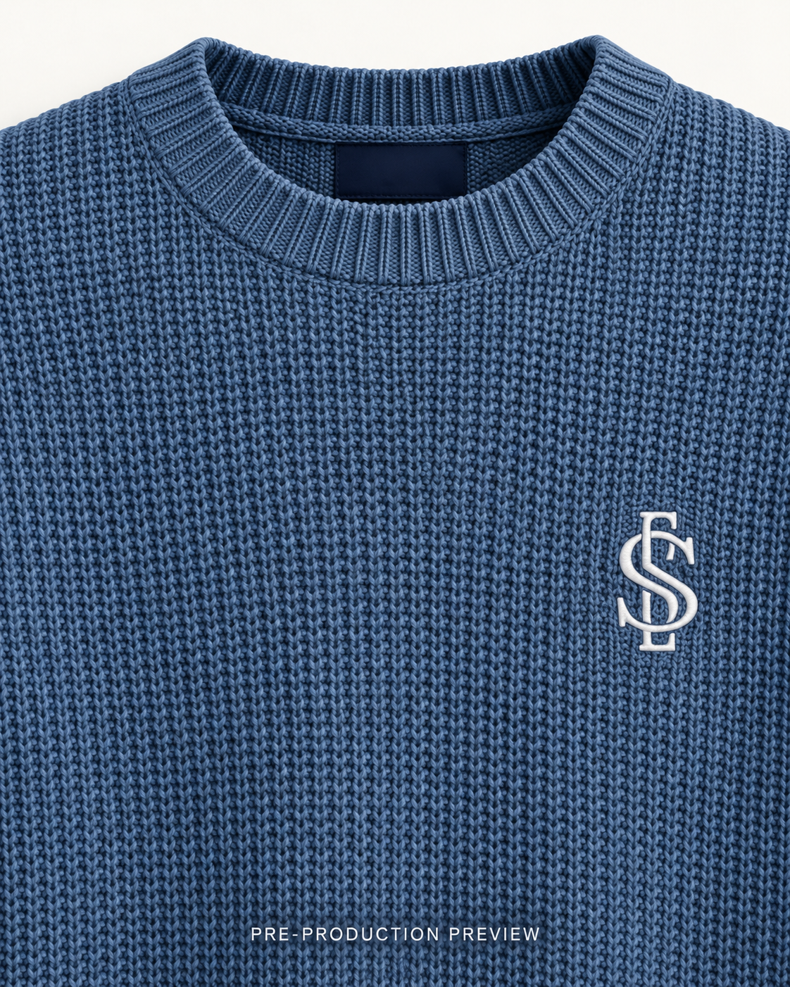 Generated pre-production artwork detail preview of Southerly Crew Knit 056.