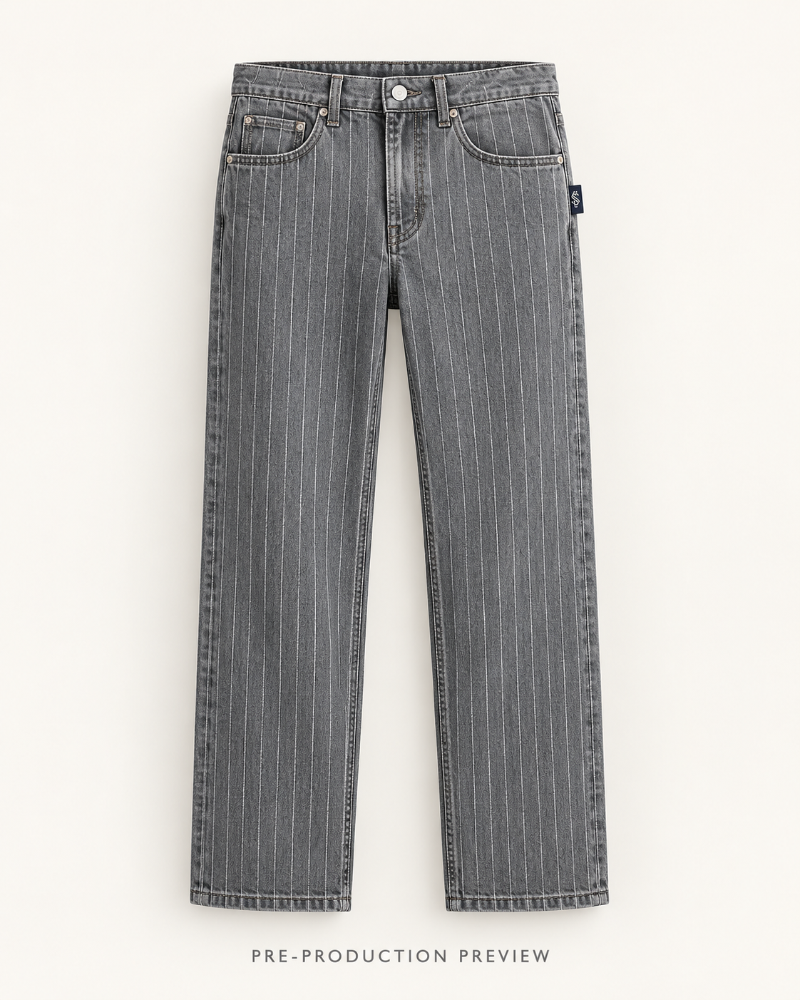 Generated pre-production front preview of Southerly Straight Denim Trouser 057.