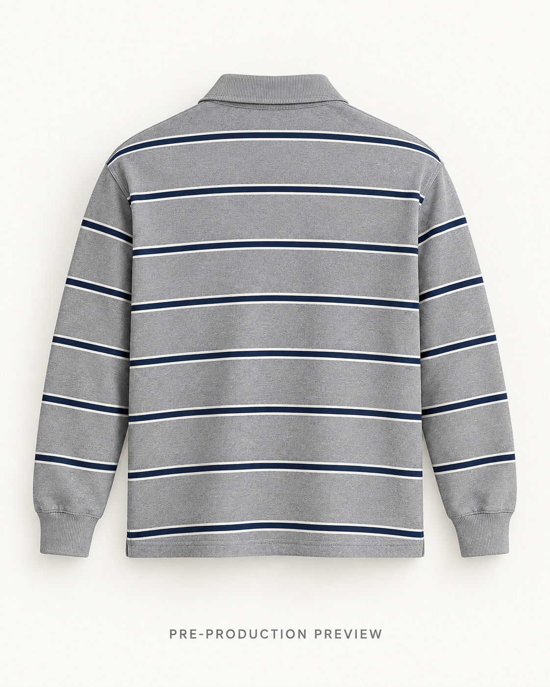 Generated pre-production back preview of Southerly Long-Sleeve Polo 059.