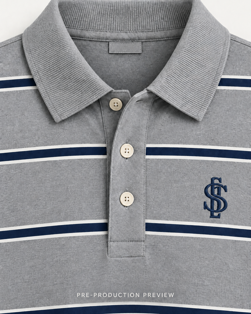Generated pre-production artwork detail preview of Southerly Long-Sleeve Polo 059.