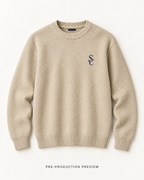 Generated pre-production flat lay preview of Southerly Crew Knit 063.