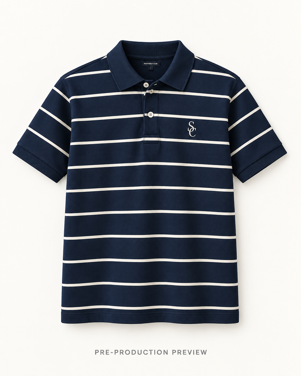Generated pre-production front preview of Southerly Short-Sleeve Polo 066.