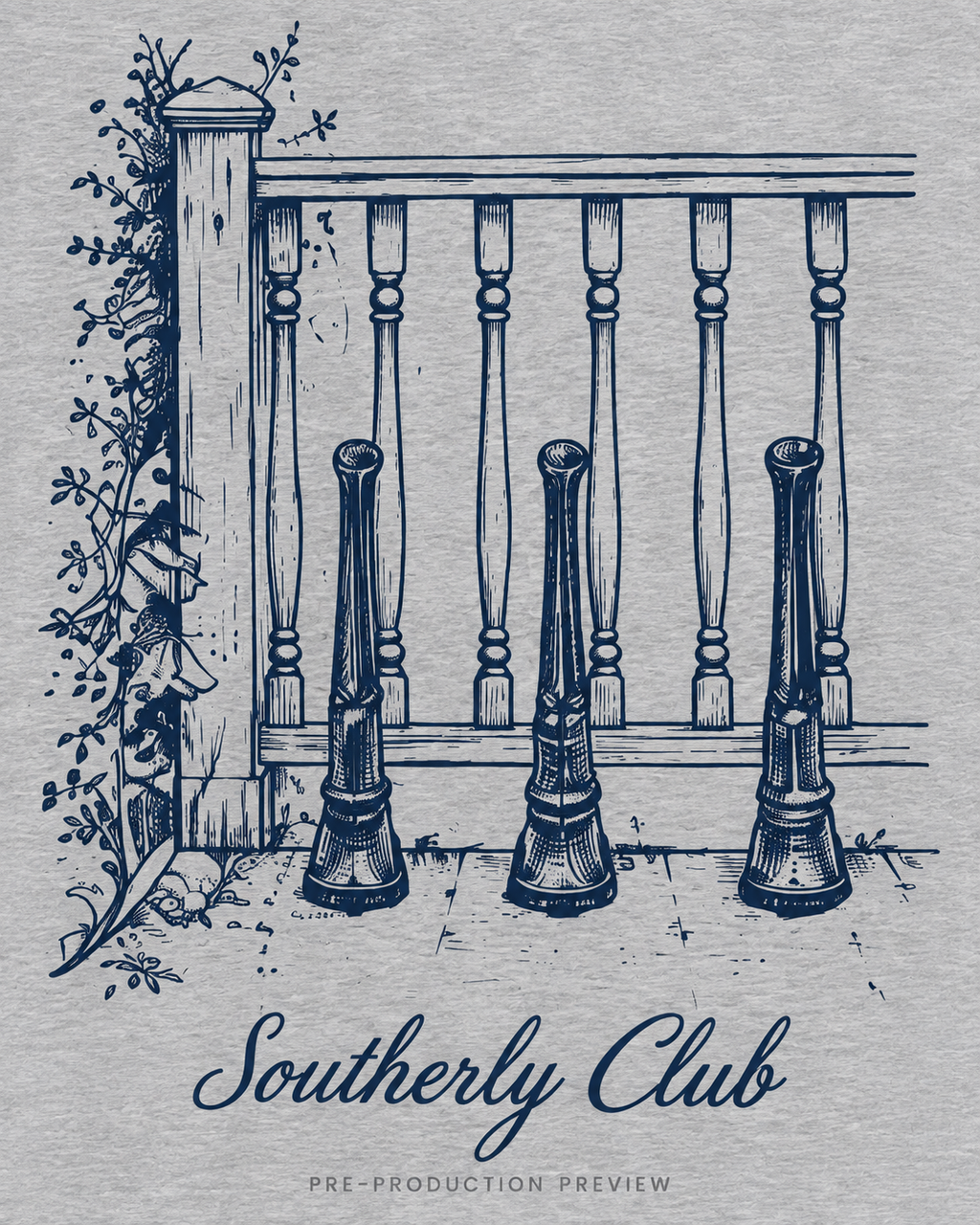Generated pre-production artwork detail preview of Winter Pegs Graphic Tee 067.