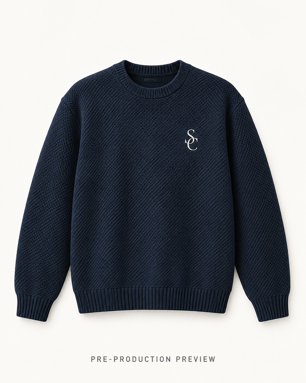 Generated pre-production front preview of Southerly Crew Knit 069.