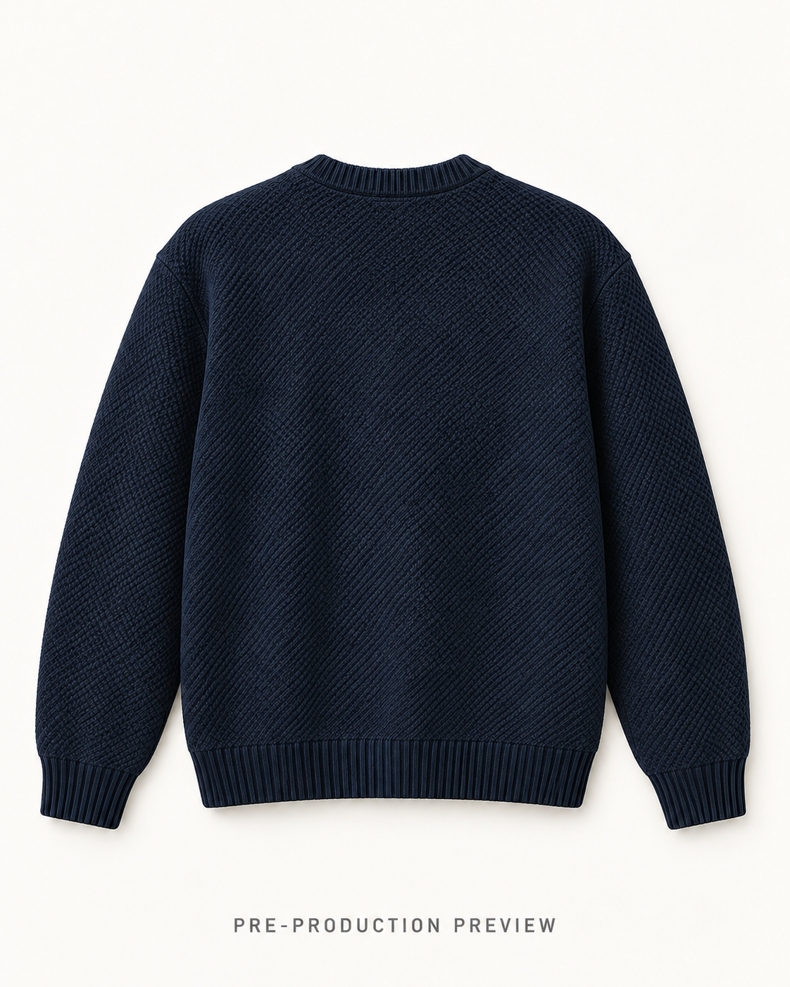 Generated pre-production back preview of Southerly Crew Knit 069.