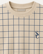Generated pre-production artwork detail preview of Southerly Check Long-Sleeve Top 071.