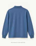 Generated pre-production back preview of Southerly Long-Sleeve Polo 072.
