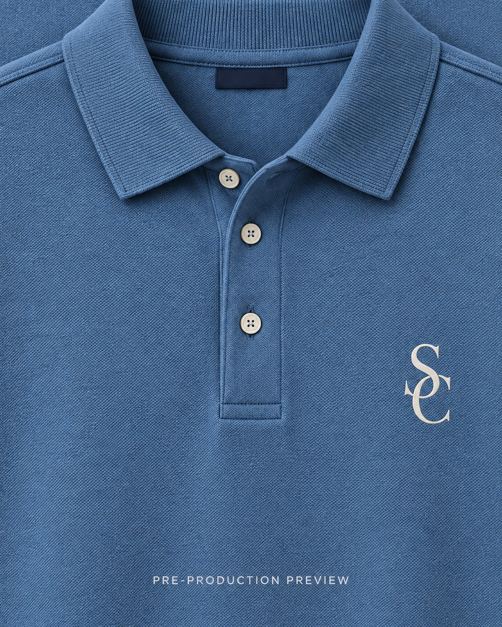 Generated pre-production artwork detail preview of Southerly Long-Sleeve Polo 072.