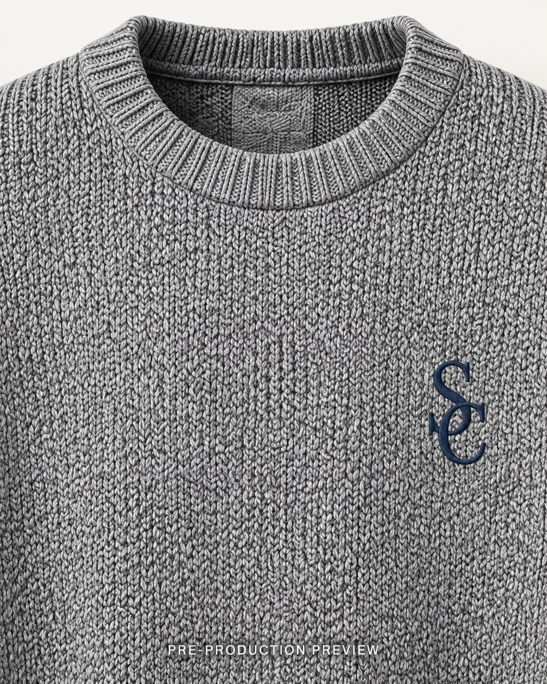 Generated pre-production artwork detail preview of Southerly Crew Knit 075.