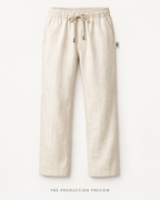 Generated pre-production front preview of Southerly Linen Trouser 076.