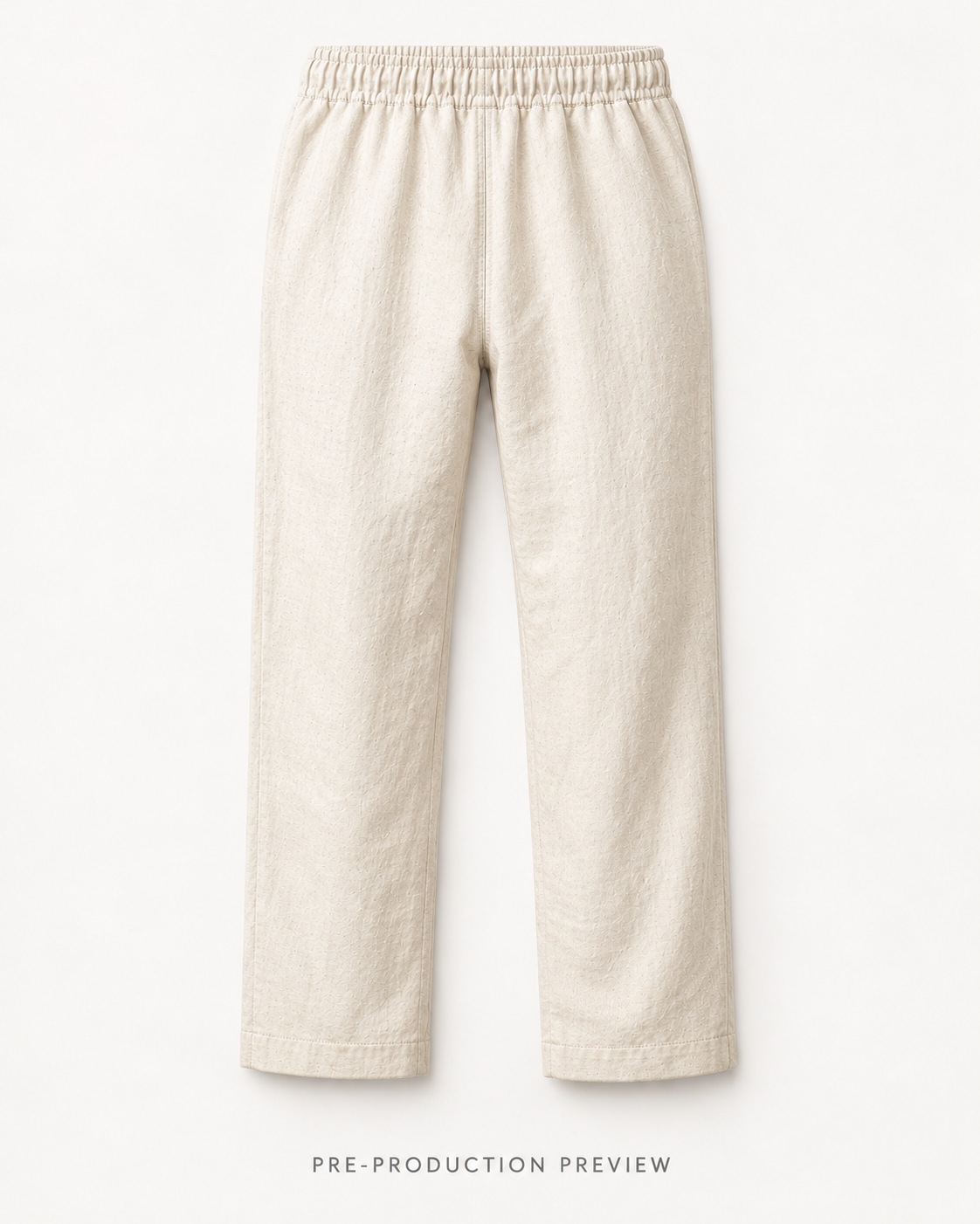 Generated pre-production back preview of Southerly Linen Trouser 076.