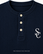 Generated pre-production artwork detail preview of Southerly Long-Sleeve Henley 077.