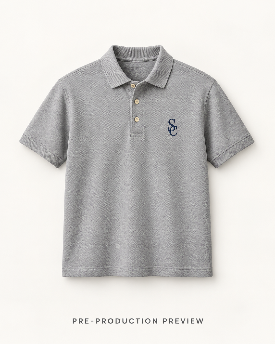 Generated pre-production front preview of Southerly Short-Sleeve Polo 078.