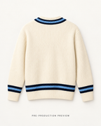 Generated pre-production back preview of Southerly Cricket V-Neck Knit 081.